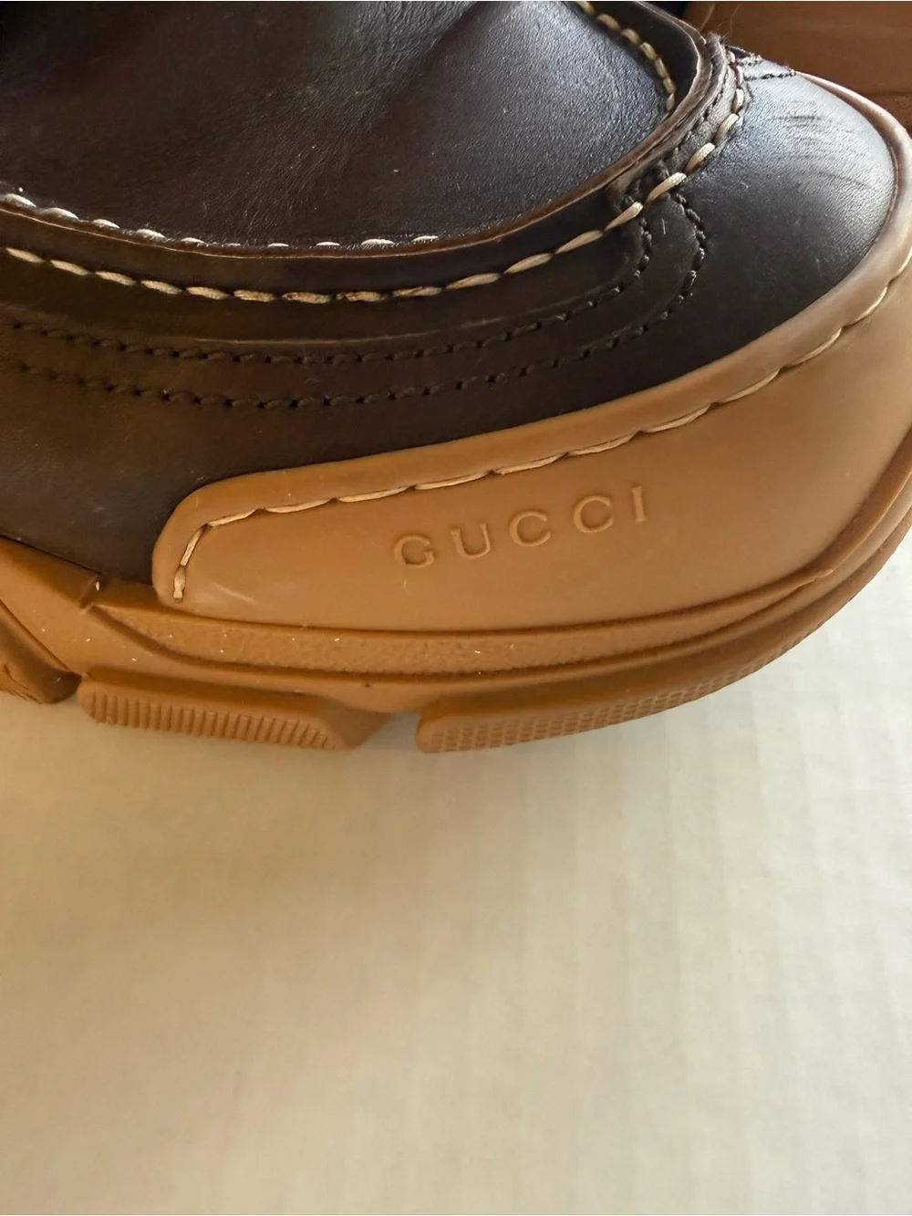 Gucci Boatreck Men's Lug Sole Shoe - Picture 9 of 9
